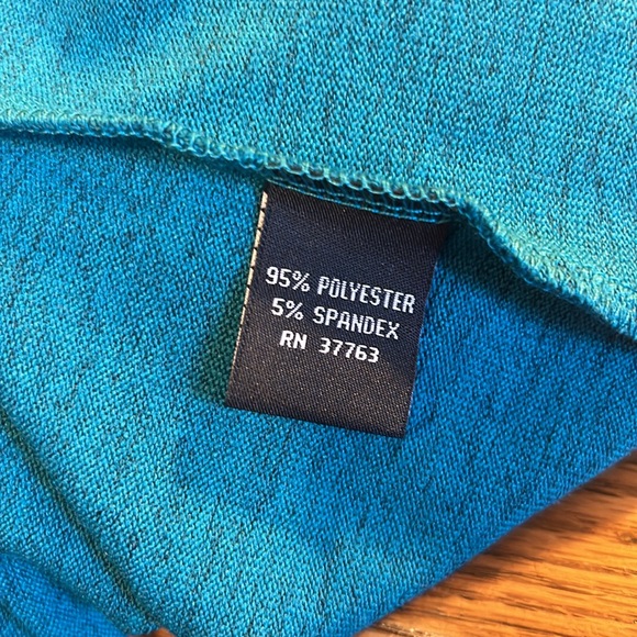 Rafaela Turquoise Ruffle Collar Cardigan New With Tags Size 3X - Picture 9 of 10